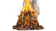 holika dahan fire png