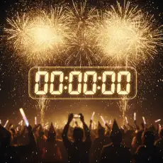 new year countdown background