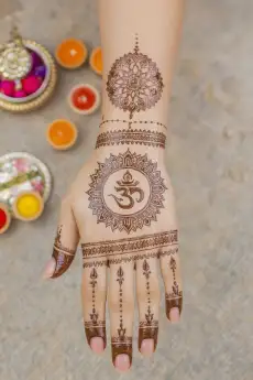 sawan somwari mehndi design