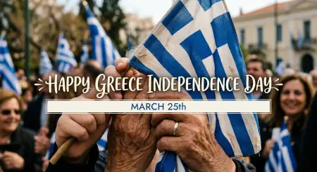 10 Lines On Greek Independence Day - Free Happy Greece Independence Day 2026 Download