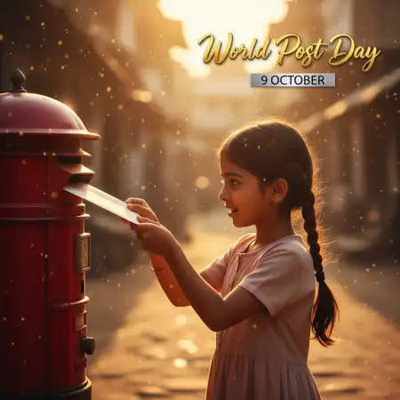 10 Lines On World Post Day For Kids - Free World Post Day Download