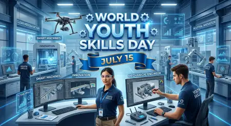 15 July World Youth Skills Day Png - Free World Youth Skills Day 2026 Download
