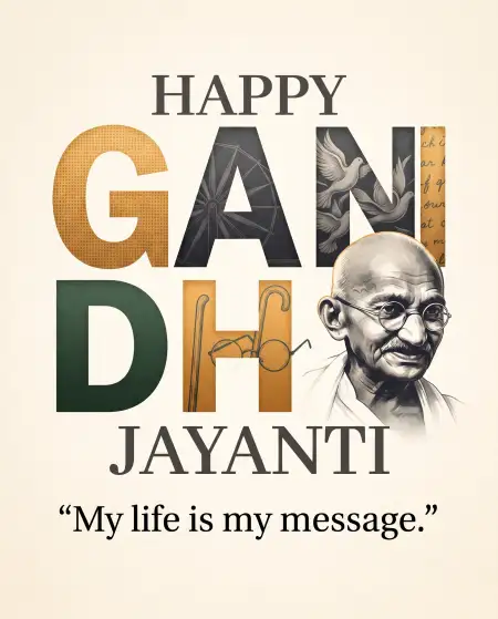2 october gandhi jayanti 2026 social media post - Gandhi Jayanti 2026
