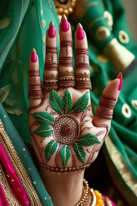 2025 Best Mehndi Design For Sawan Somwar - Free Sawan Somwari Mehndi Design Download