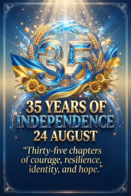 35th Anniversary Ukraine Independence Day 2026 - Free Ukraine Independence Day 2026 Download