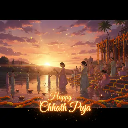 Free 4k Happy Chhath Puja Greetings Wallpaper Download Background Download