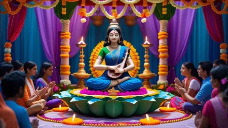 4k saraswati puja goddess images