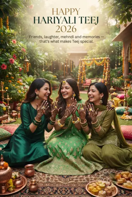81100 creative traditional mehndi swing festival images - Happy Hariyali Teej 2026