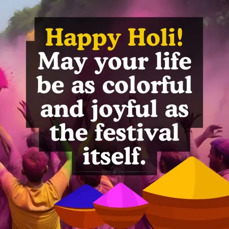 Free Wishes For A Memorable Holi Filled With Laughter Image Download