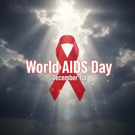 Free World AIDS Day WhatsApp Status Messages PNG Image Download
