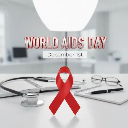 Free World AIDS Day Mental Health Awareness PNG Image Download