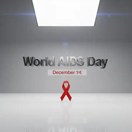 Free World AIDS Day Virtual Events 2025 PNG Image Download