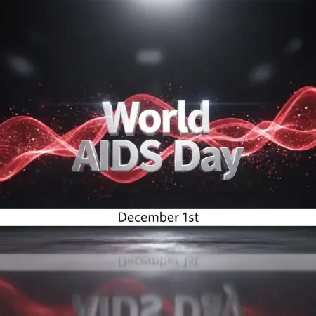 Free World AIDS Day Virtual Fundraising Campaign PNG Image Download