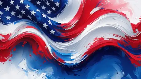 Abstract American Flag Background Art - Free Abstract Background Download
