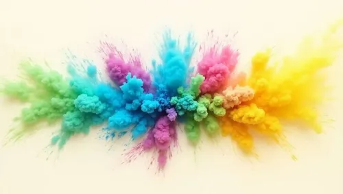 abstract colorful holi paint splatter background