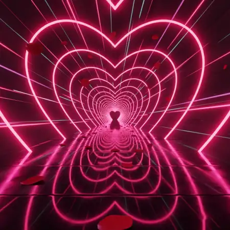 Abstract Happy Valentines Day Background Design - Free Happy Valentines Day Background Hd Download