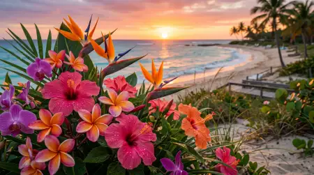 Aesthetic Floral Summer Wallpaper Background - Free Summer Aesthetic Wallpaper Download