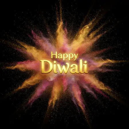 Aesthetic Happy Diwali Greetings 2025 Template Design - Free Happy Diwali Greetings 2025 Download