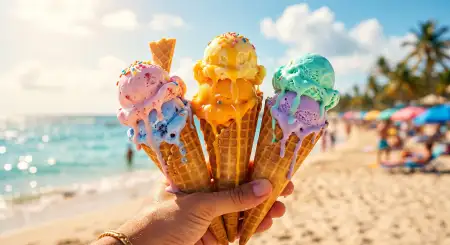 Aesthetic Ice Cream Summer Wallpaper - Free Summer Aesthetic Wallpaper Download