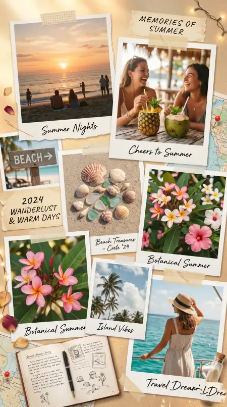 Aesthetic Summer Wallpaper Collage Hd - Free Summer Aesthetic Wallpaper Download
