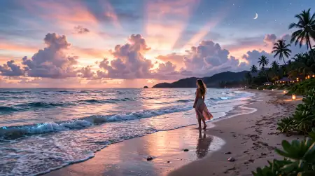 Aesthetic Summer Wallpaper With Artistic Sky View - Free Summer Aesthetic Wallpaper Download