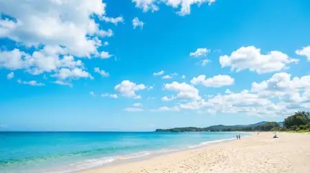 Aesthetic Summer Wallpaper With Blue Ocean - Free Summer Aesthetic Wallpaper Download