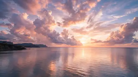 Aesthetic Summer Wallpaper With Ocean Sunset - Free Summer Aesthetic Wallpaper Download