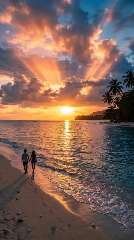 Aesthetic Summer Wallpaper With Sunset Sky - Free Summer Aesthetic Wallpaper Download