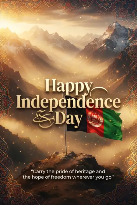 Afghan Independence Day 2026 3d Poster - Free Afghan Independence Day 2026 Download