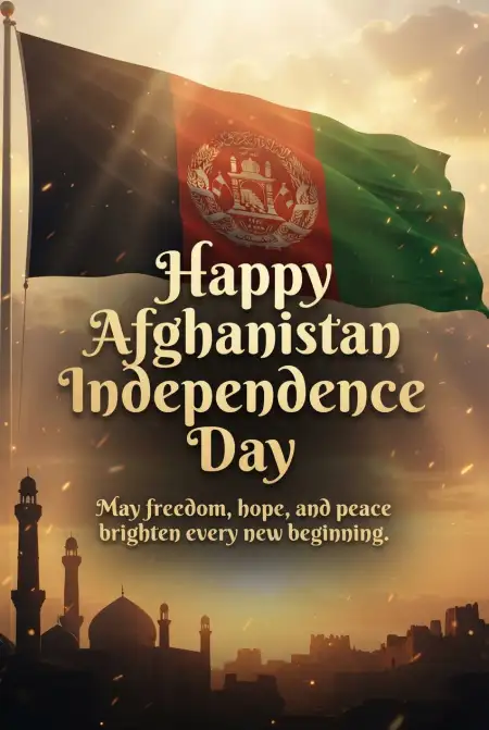 Afghan Independence Day 2026 Banner Design - Free Afghan Independence Day 2026 Download