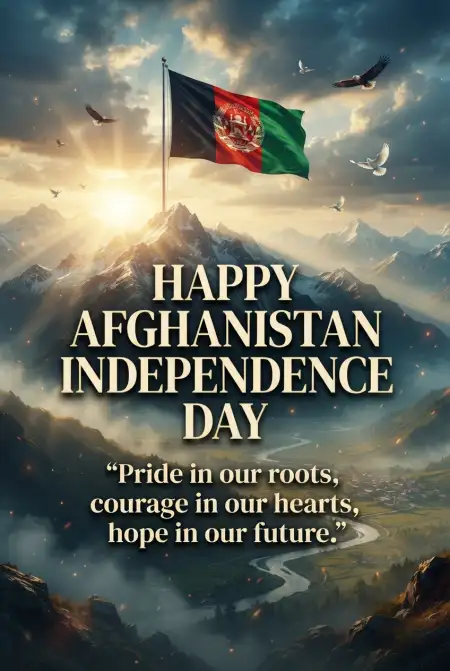 Afghan Independence Day 2026 Banner - Free Afghan Independence Day 2026 Download