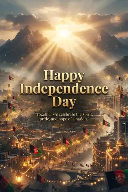 Afghan Independence Day 2026 Greeting Quotes - Free Afghan Independence Day 2026 Download