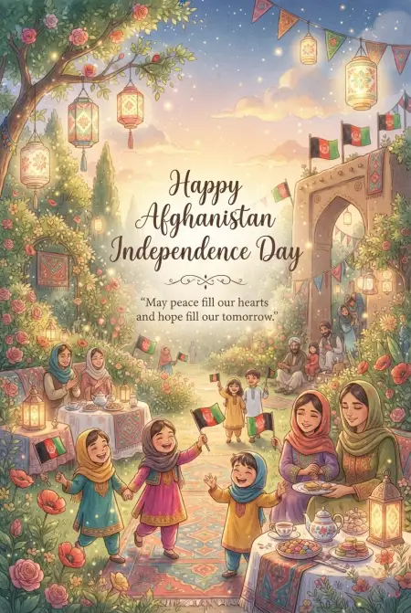 Afghan Independence Day 2026 Instagram Post - Free Afghan Independence Day 2026 Download