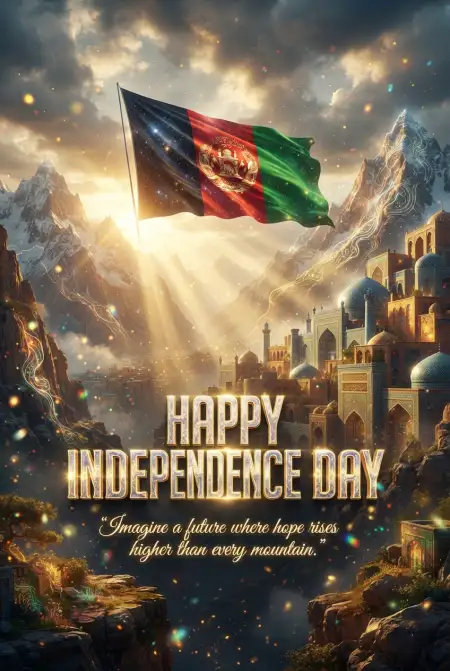 Afghan Independence Day 2026 Stylish Poster - Free Afghan Independence Day 2026 Download
