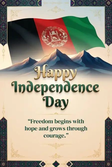 Afghan Independence Day 2026 Wishes - Free Afghan Independence Day 2026 Download