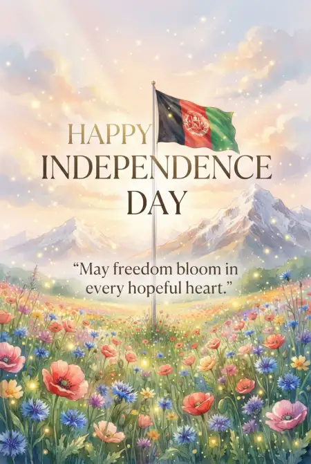 Afghanistan Independence Day 2026 Free Greeting Cards - Free Afghan Independence Day 2026 Download