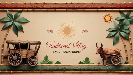 Agriculture Flex Banner Background Template - Free Template Download