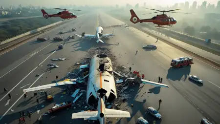 Ahmedabad Flight Crash YouTube Footage - Free Light Download