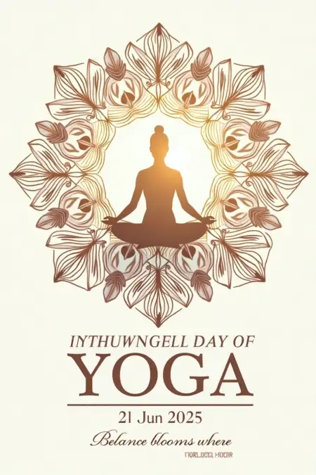 AI-based Illustration Of Yoga For Women 2025 - Free Nternational Day Of Yoga 2025 Download