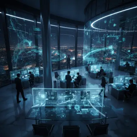 Ai Business Background Modern Tech Style - Free Ai Business Background Download