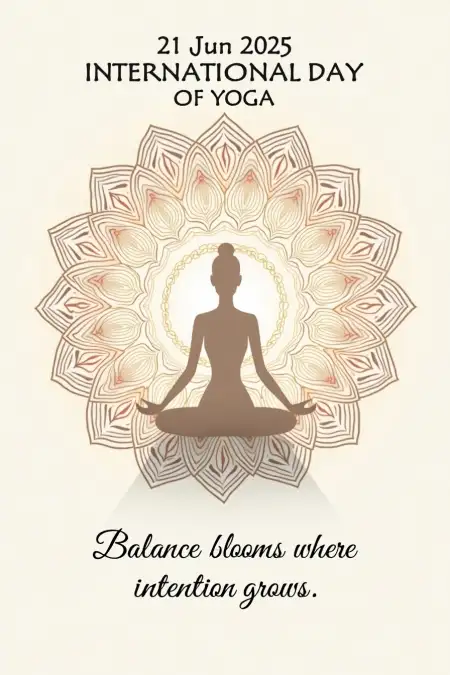 AI Yoga Infographic Background For Social Media - Free Background Download