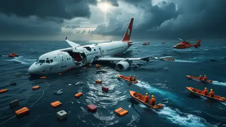 Aircraft Accident On Runway Background - Free Background Download