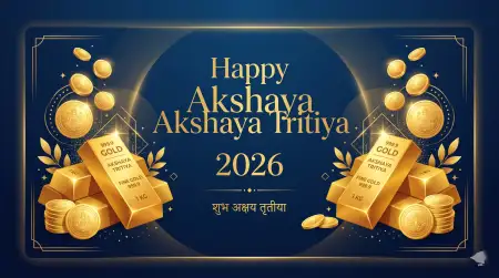 Akshaya Tritiya 2026 Wishes Social Media Post - Free Akshaya Tritiya 2026 Wishes Download