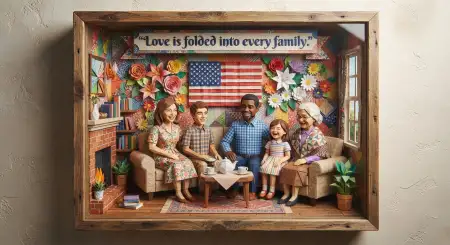 American Family Love Poster - Free American Parents Day 2026 Download
