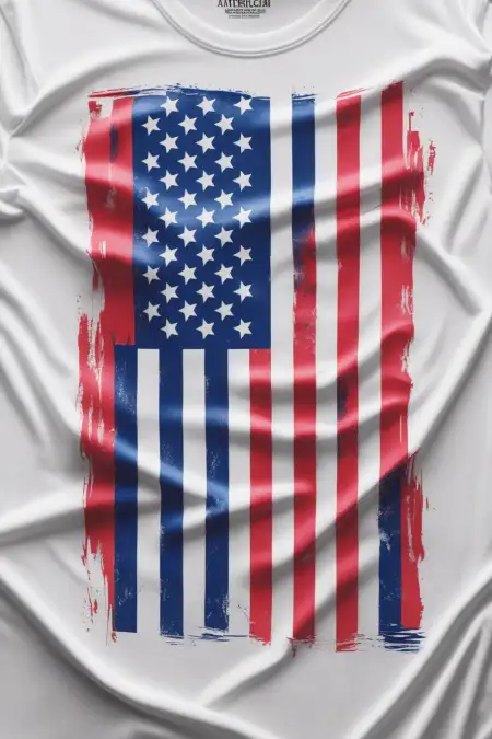 American Flag Background For T-shirt Design - Free Background Download