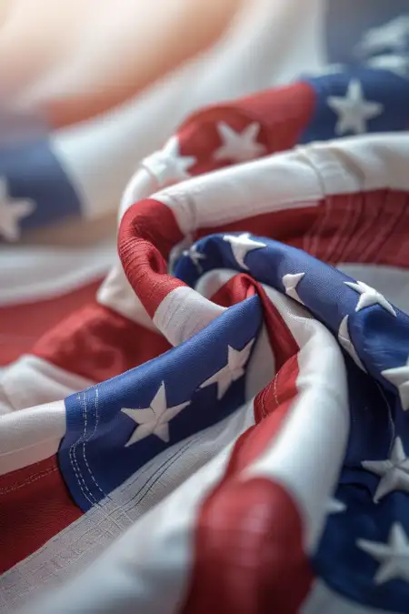 American Flag Background For Veterans Day - Free Background Download