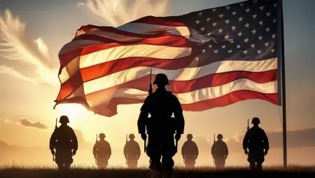 American Flag Background For Zoom - Free Background Download