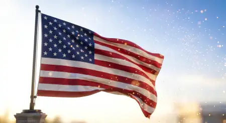 American Flag Images For Patriotic Greeting Cards And Invitations - Free Usa Flag Download