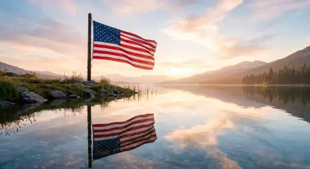 American Flag Photography For Patriotic Social Media Campaigns - Free Usa Flag Download