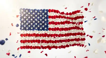 American Flag Wallpaper With Fireworks For July 4th Celebrations - Free Usa Flag Download
